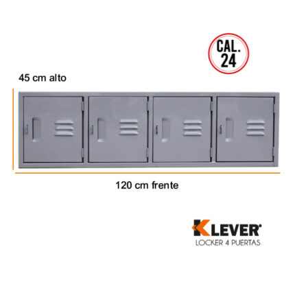 LOCKER HORIZONTAL 4 PUERTAS